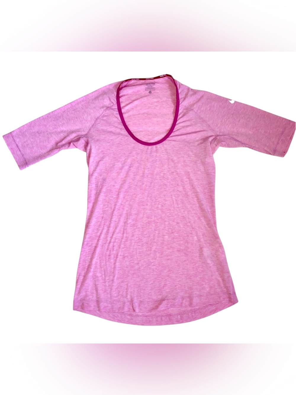 Nike Short Sleeve Fitted Workout Top